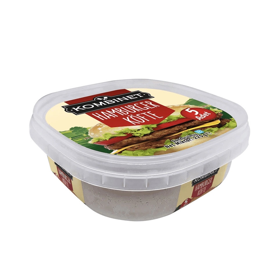Kombinet Dondurulmuş Dana Hamburger Köfte 225 Gr
