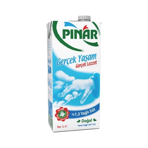 Pınar Yarım Yağlı Süt 1 Lt