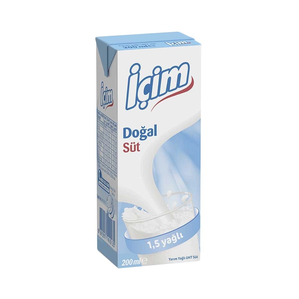 İçim Yarım Yağlı Süt 200 Ml