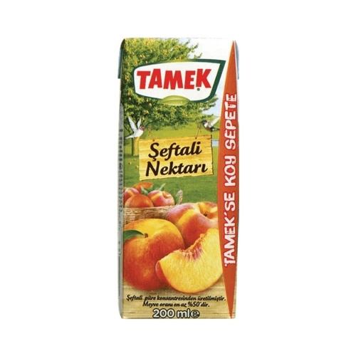 Tamek Şeftali Nektarı 200 Ml