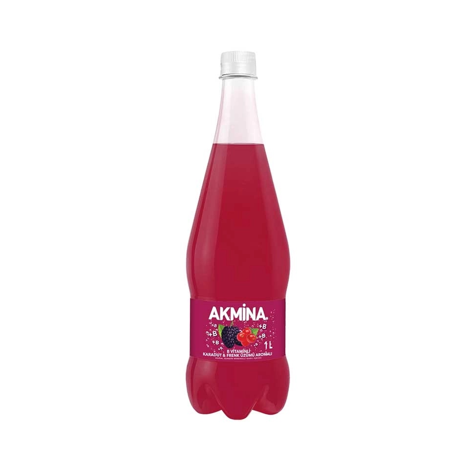 Akmina Karadut & Frenk Üzümü Maden Suyu 1 Lt