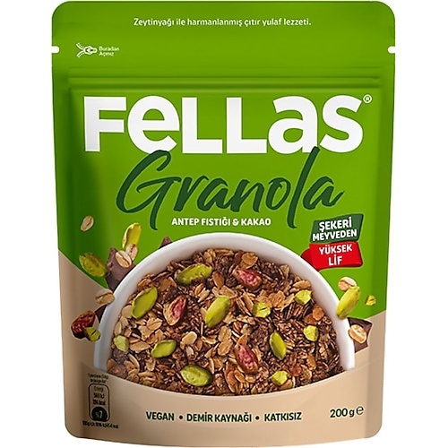 Fellas Granola Fındık & Kakao 200 Gr