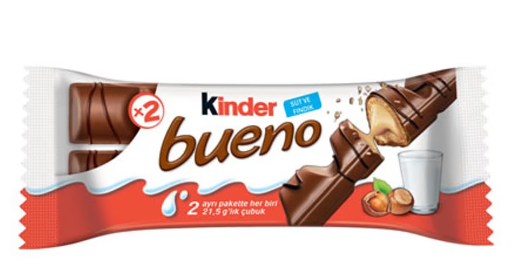 Kinder Bueno Çikolatalı Gofret 43 Gr