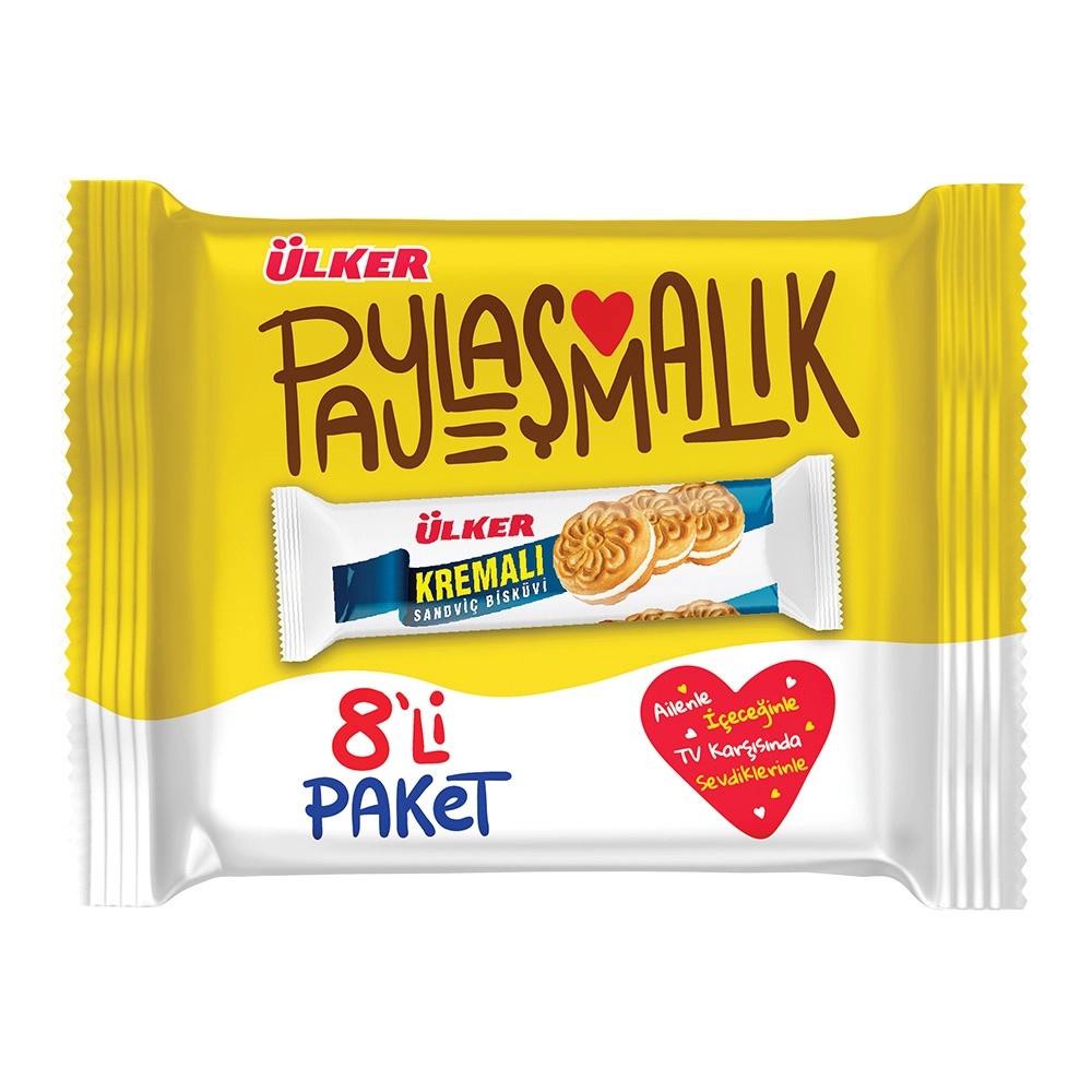 Ülker Bisküvi Kremalı 8x61 Gr