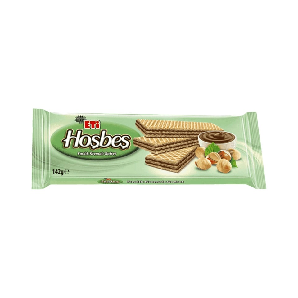 Eti Hoşbeş Fındık Kremalı Gofret 142 Gr