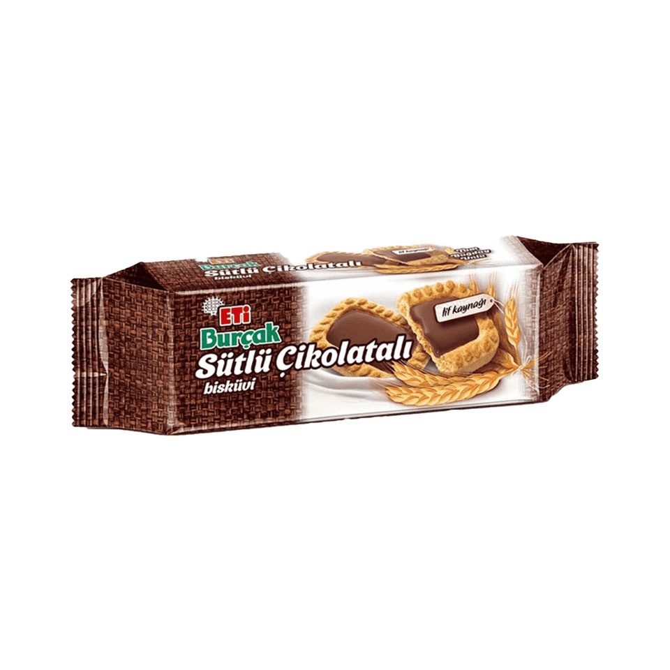 Eti Burçak Sütlü Çikolatalı Bisküvi 114 Gr
