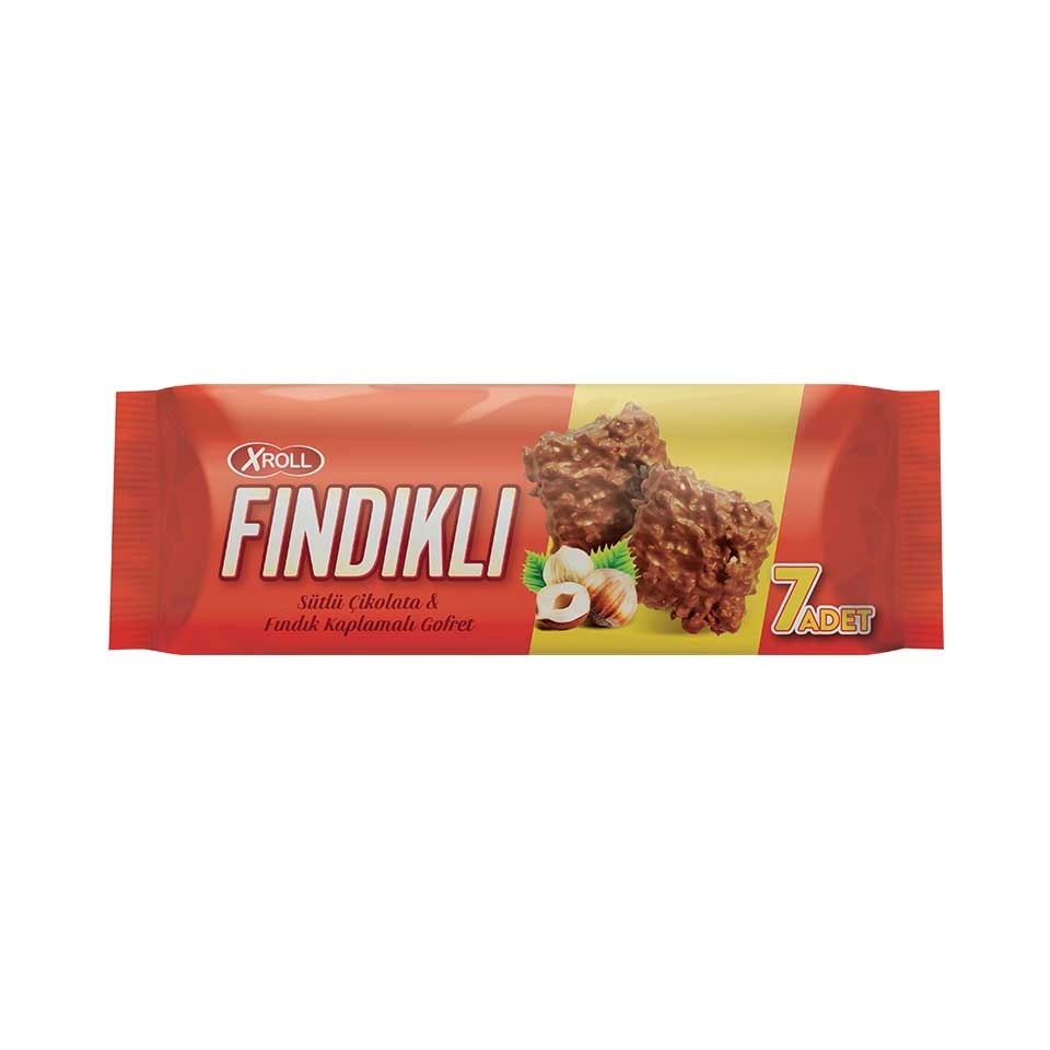 Xroll Çikolatalı Ve Fındıklı Gofret 7x33 Gr