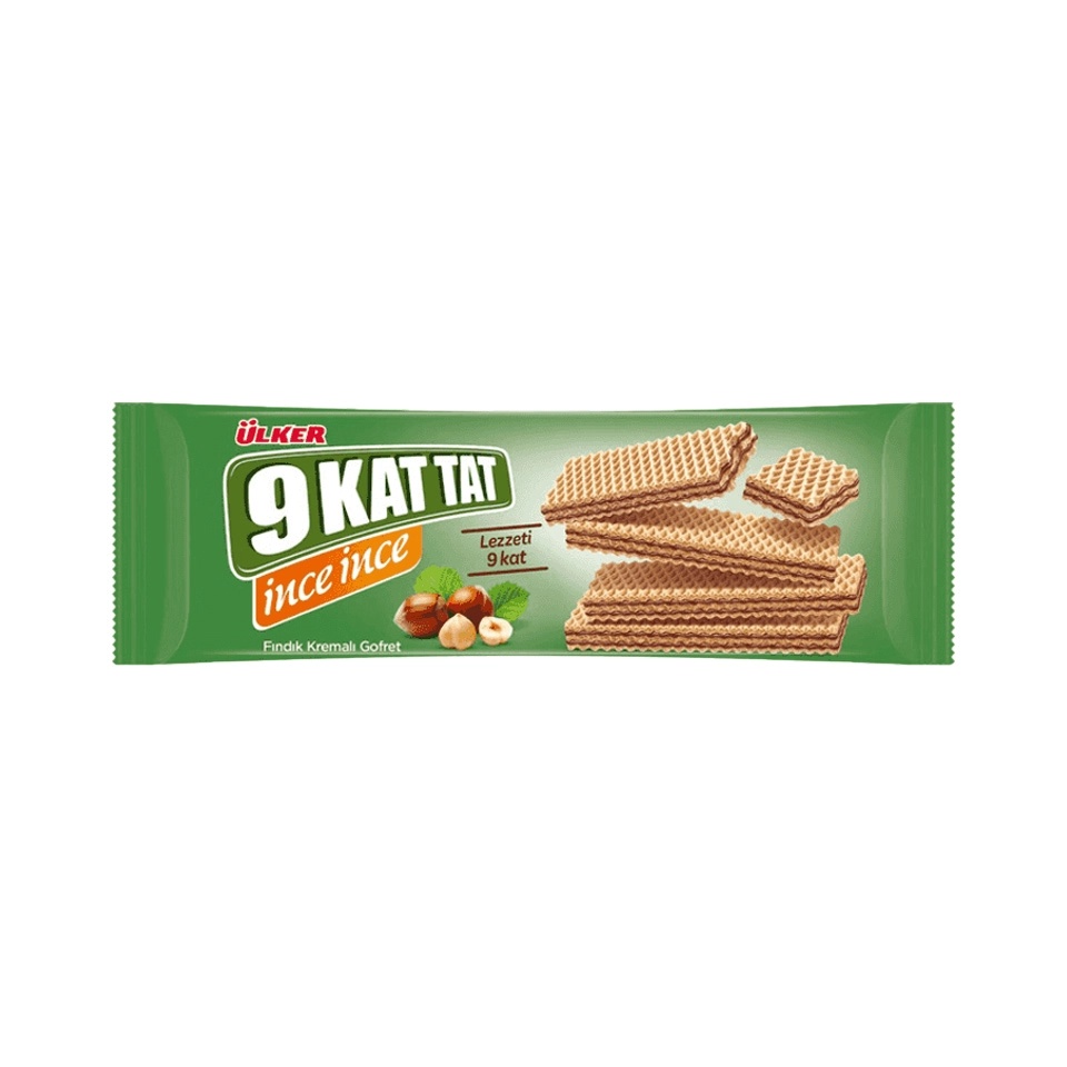 Ülker 9 Kat Fındık Kremalı Gofret 114 Gr
