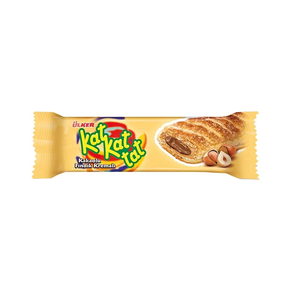 Kat Kat Tat Bisküvi Fındık Kremalı 25 Gr