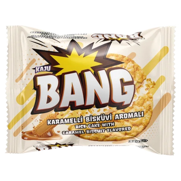 Bang Kremalı Bisküvi Kaju Mısır & Pirinç Patlağı 32 Gr