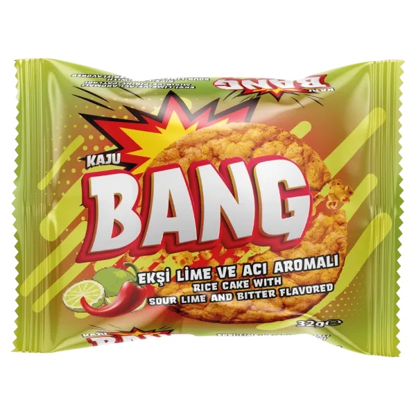 Kaju Bang Lime & Acı Mısır & Pirinç Patlağı 32 Gr