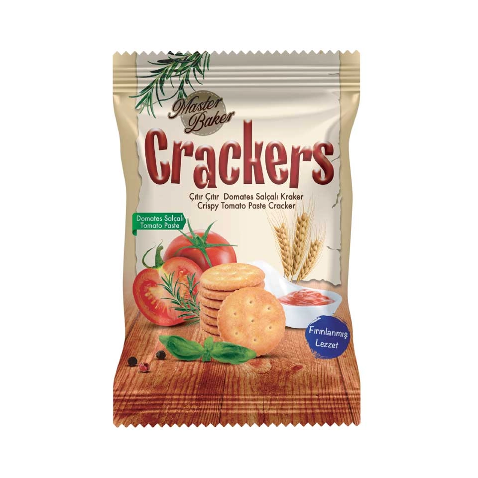 Oylum Domates Aromalı Yuvarlak Kraker 100 Gr