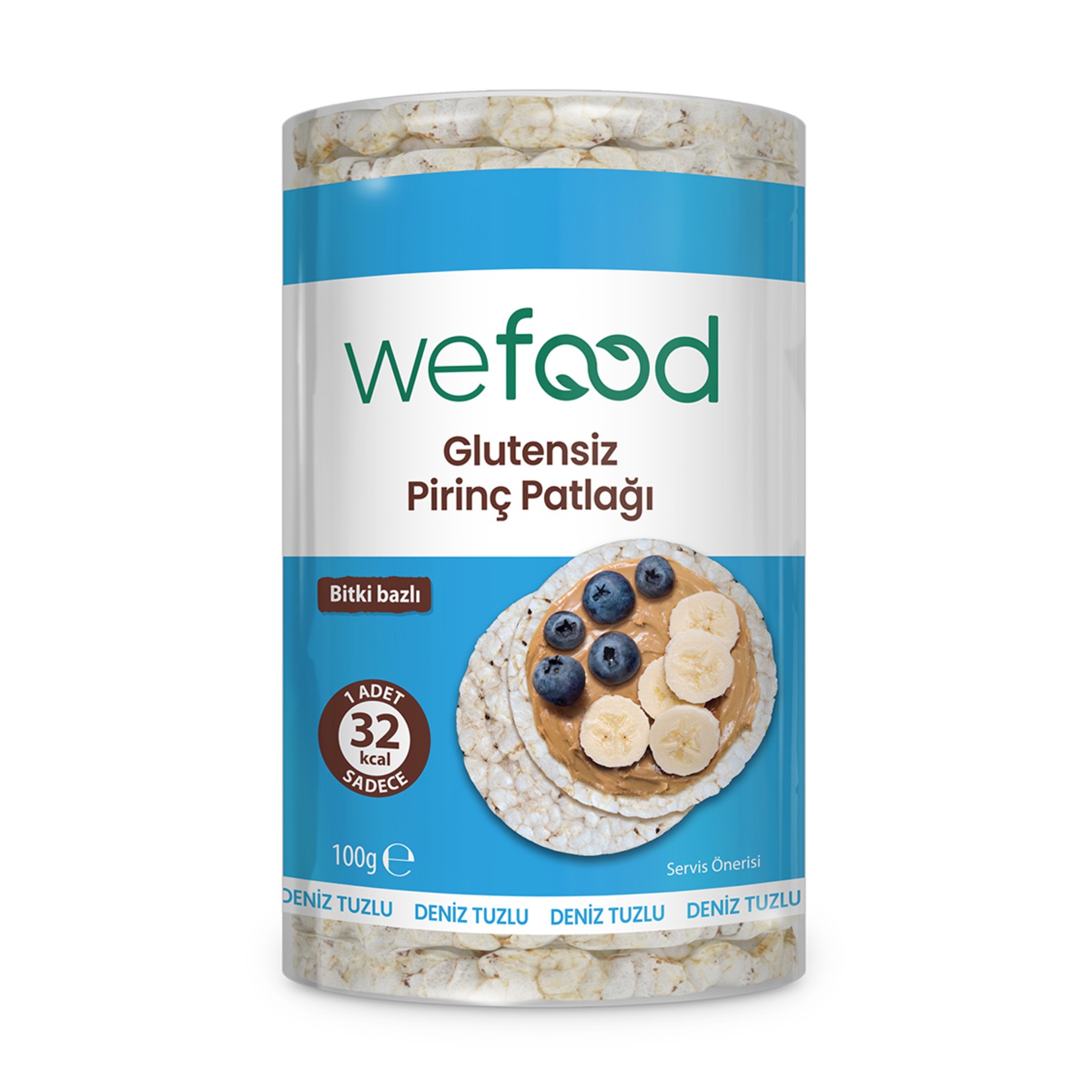 Wefood Glutensiz Pirinç Patlağı 100 Gr