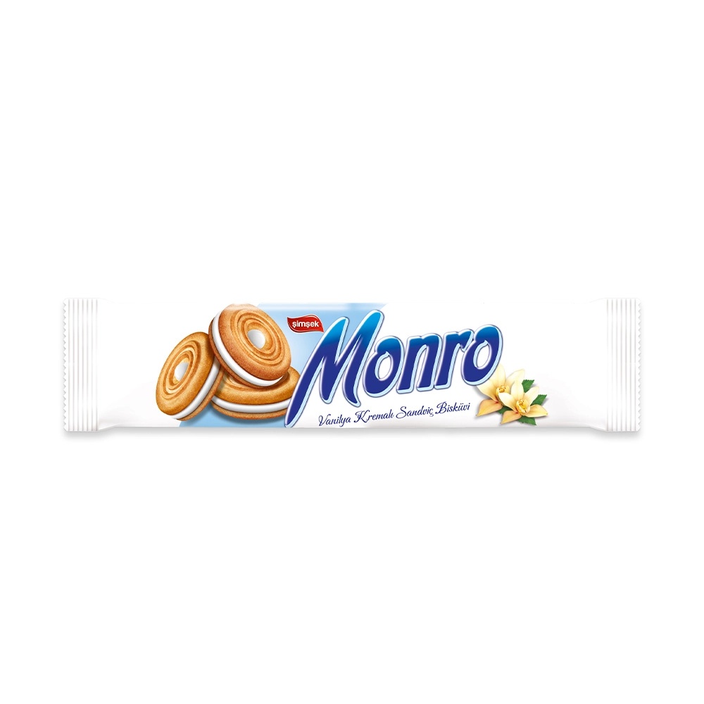 Şimşek Monro Vanilya Kremalı Bisküvi 50 Gr
