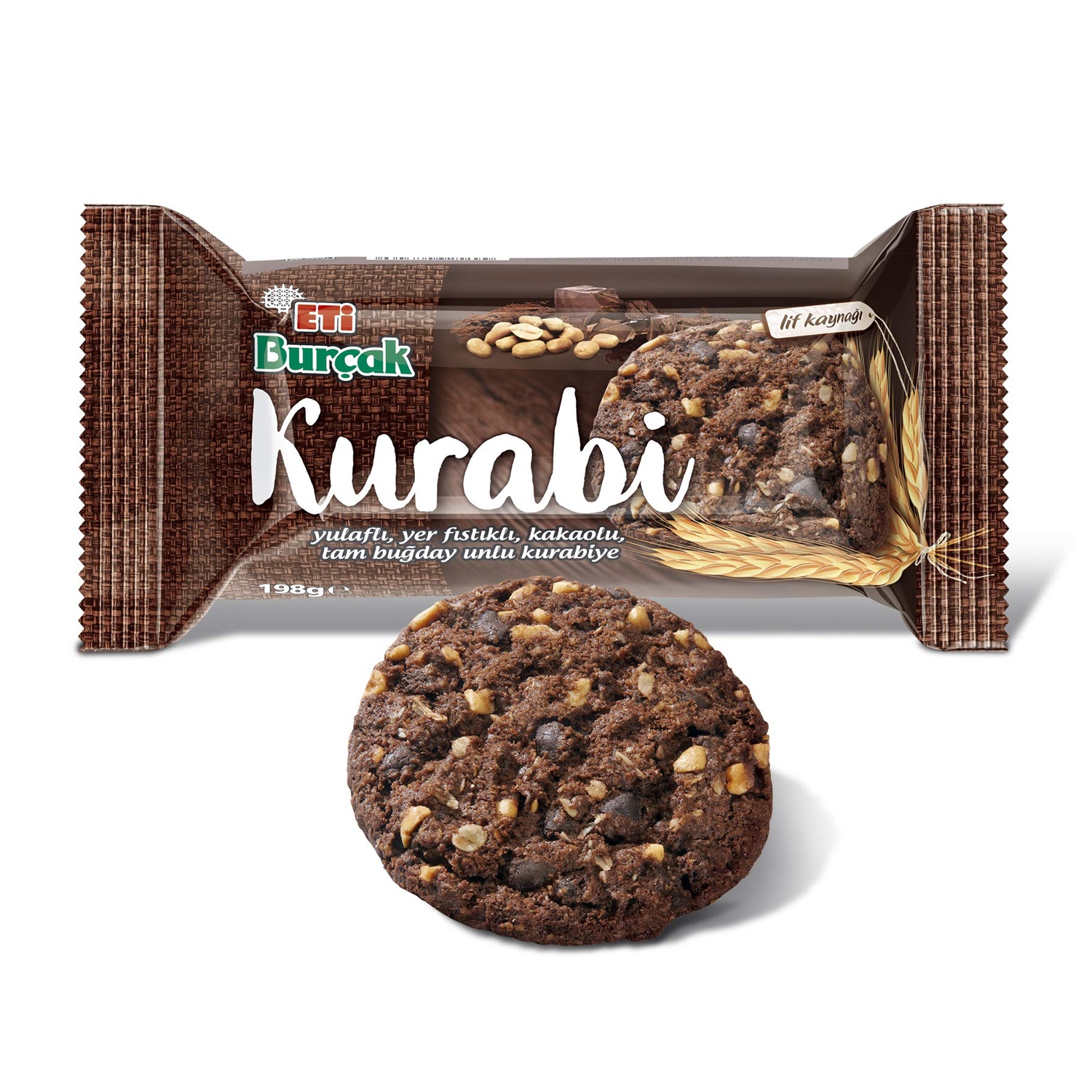 Eti Burçak Kurabi Kakao Fındıklı Bisküvi 75 Gr