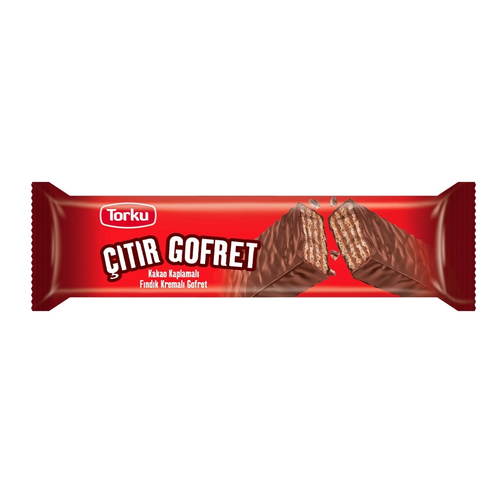 Torku Çıtır Kaplamalı Gofret 12x30 Gr