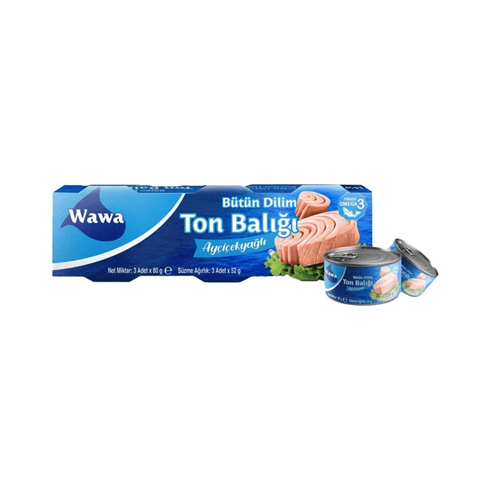 Wawa Ton Balığı Konservesi 3x80 Gr