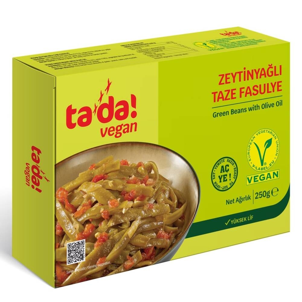 Tada Hazır Yemek Zeytinyağlı Çayeli Fasulye 250 Gr