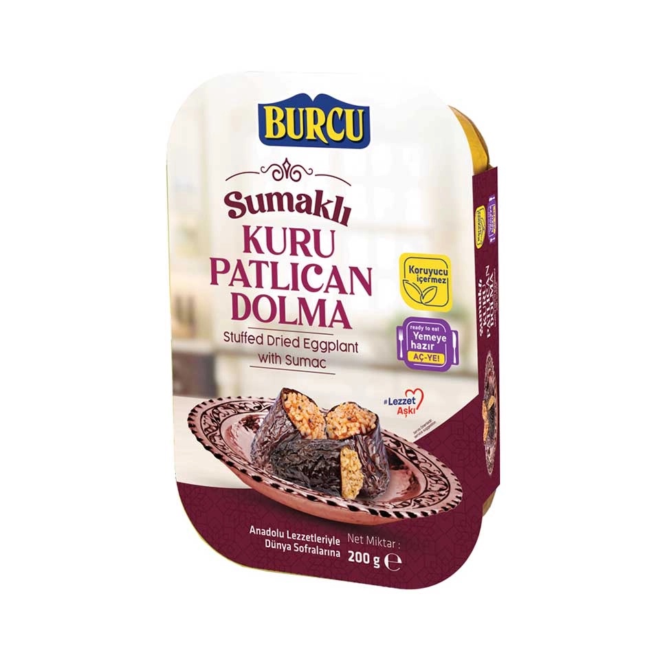 Burcu Sumaklı Kuru Patlıcan Dolma 200 Gr