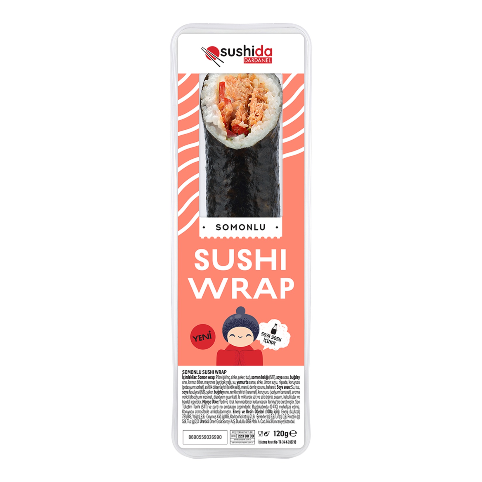 Sushida Somon Wrap 120 Gr
