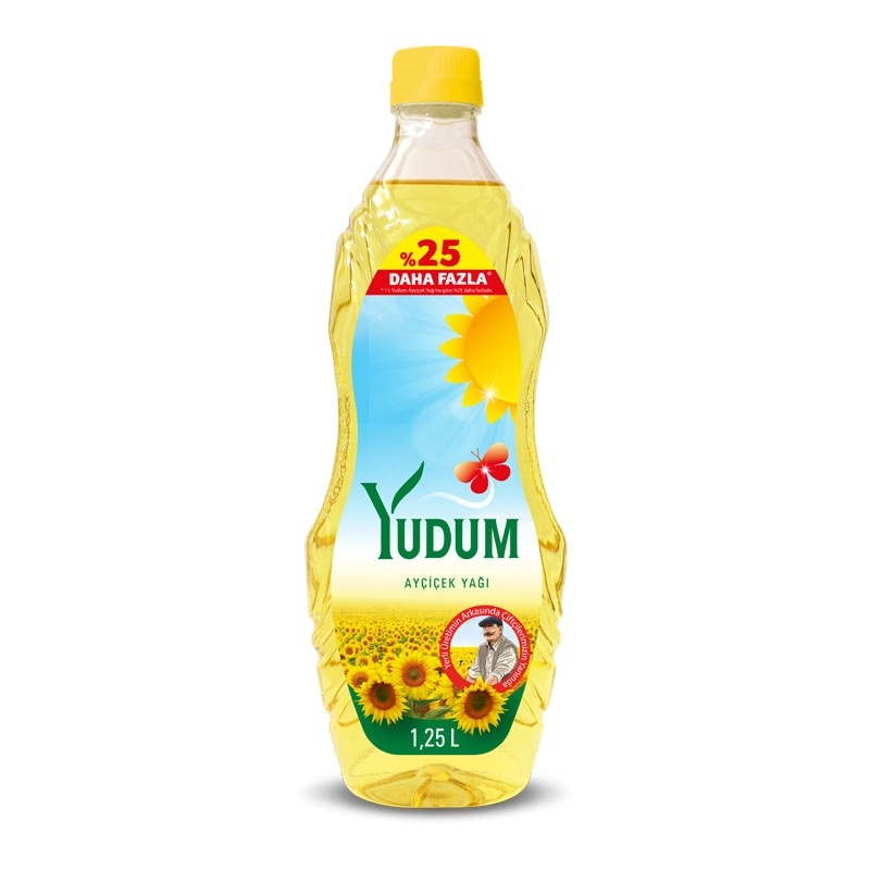 Yudum Ayçiçek Yağı 1.25 Lt