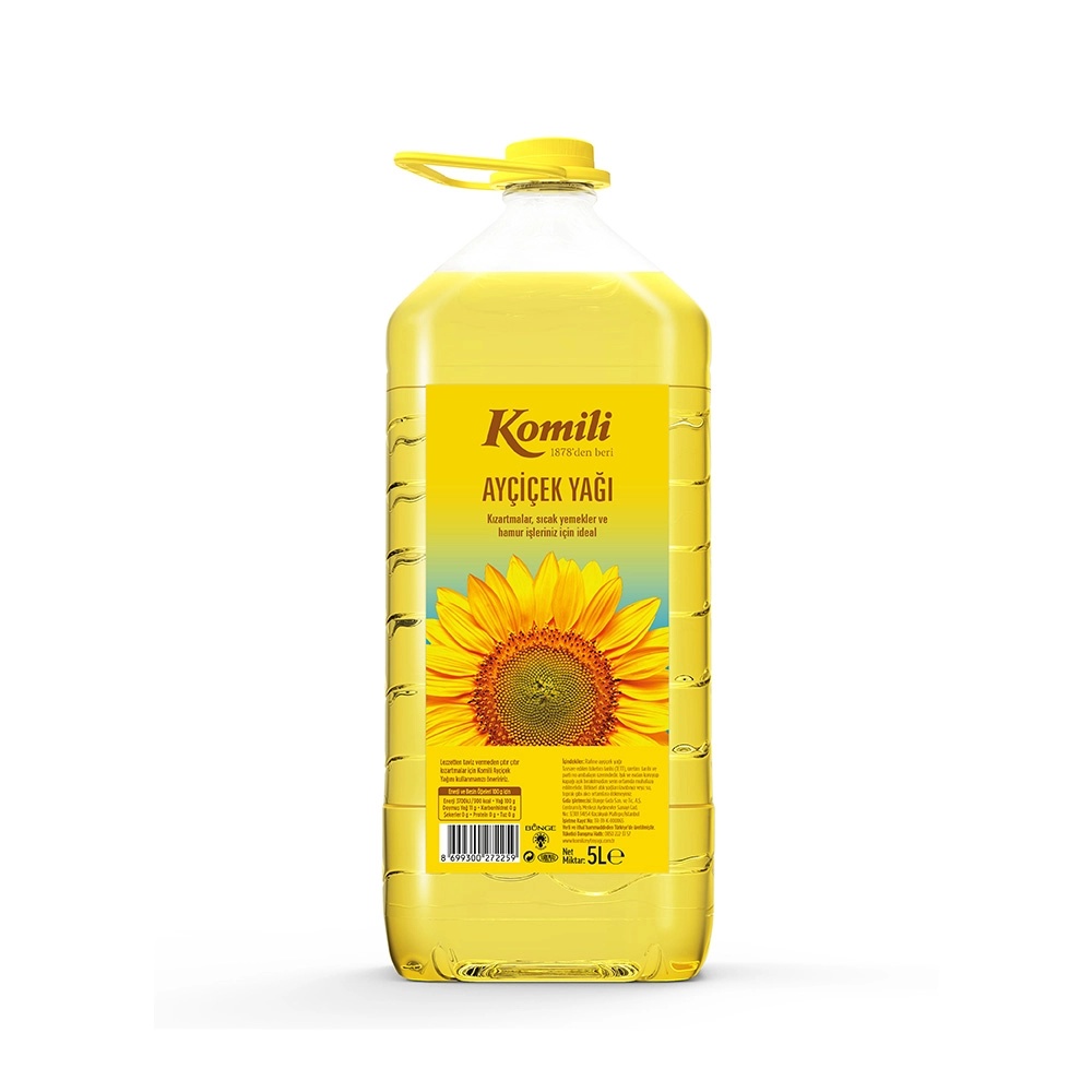 Komili Ayçiçek Yağı 5 Lt