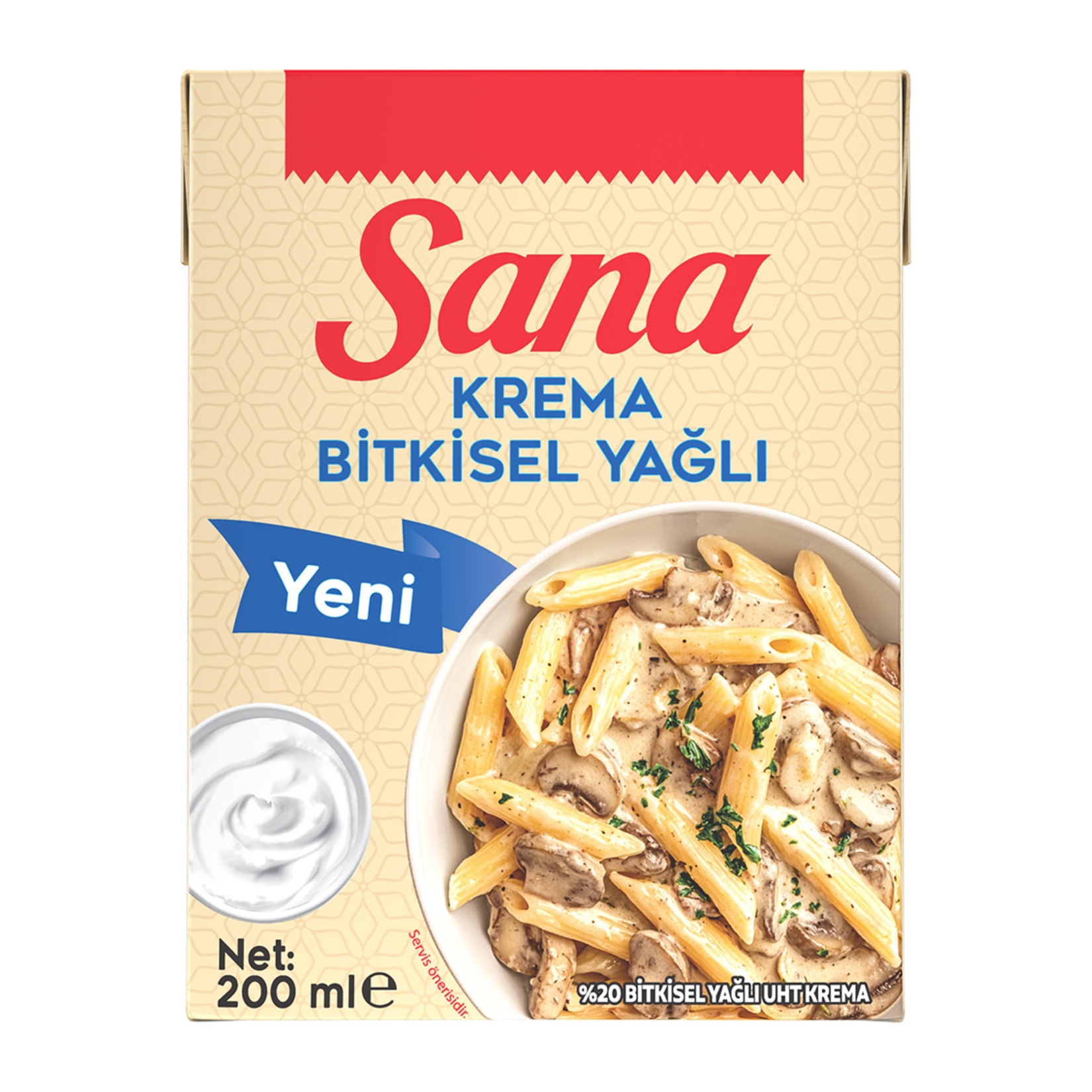 Sana Bitkisel Krema 200 Ml