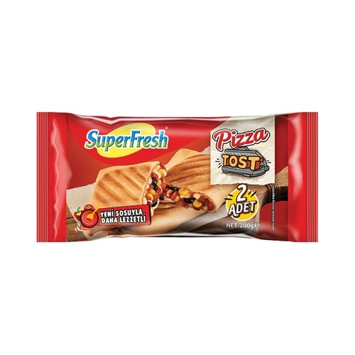 Superfresh Dondurulmuş Klasik Pizza Tost 200 Gr