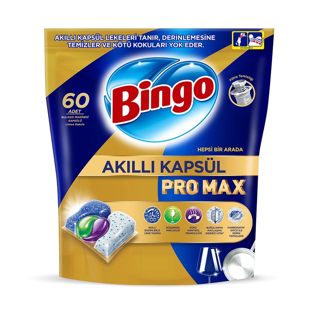 Promax Bingo Bulaşık Makinesi Kapsülü 60 Adet