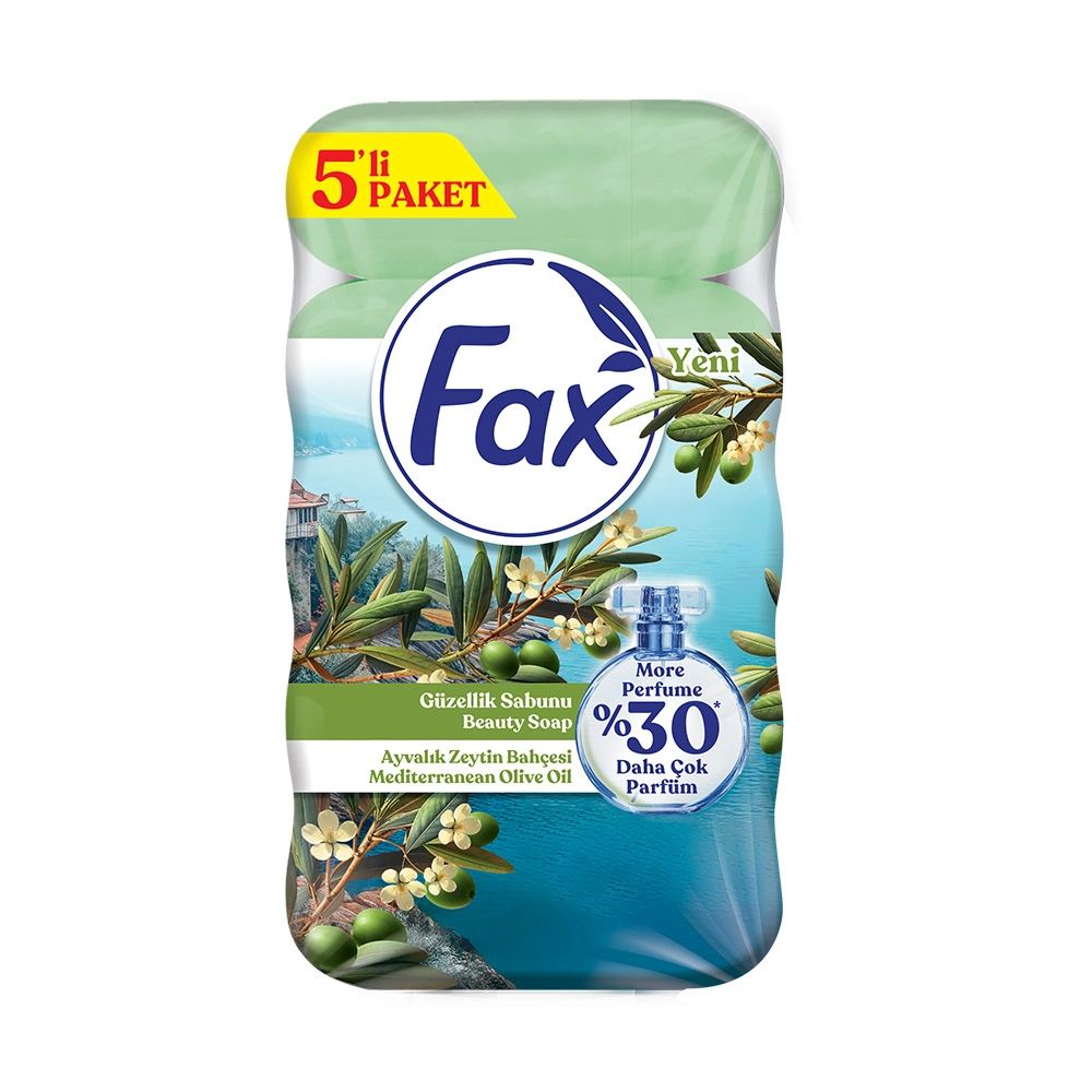 Fax Zeytinyağlı Güzellik Sabunu 5x70 Gr