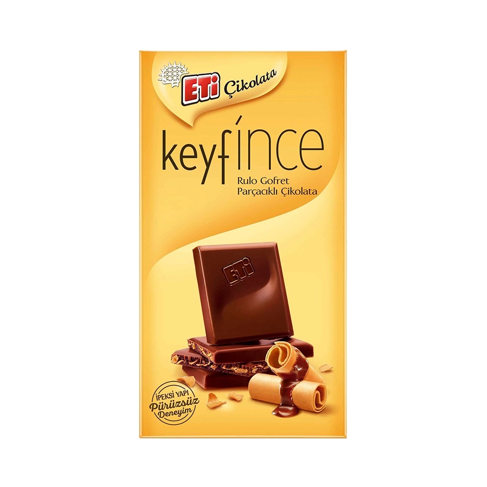 Eti Keyfince Rulo Gofret Çikolata 70 Gr