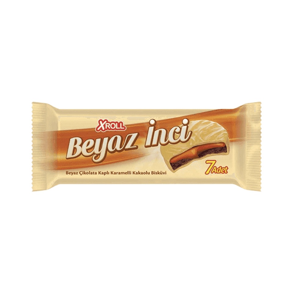Xroll Beyaz Karışık XL Bar Çikolata 7'li 180 Gr