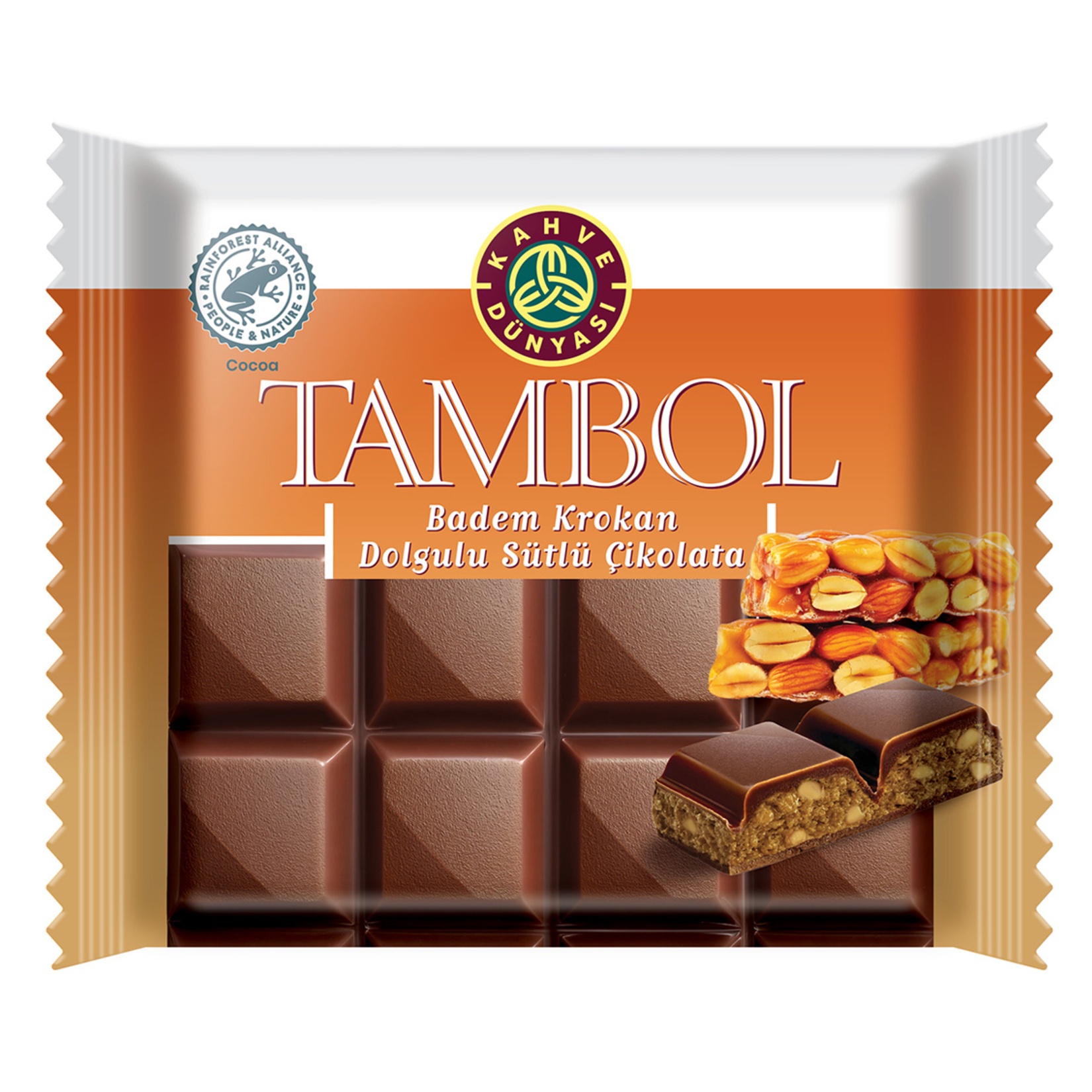 Tambol Bademli Krokanlı Çikolata 100 Gr
