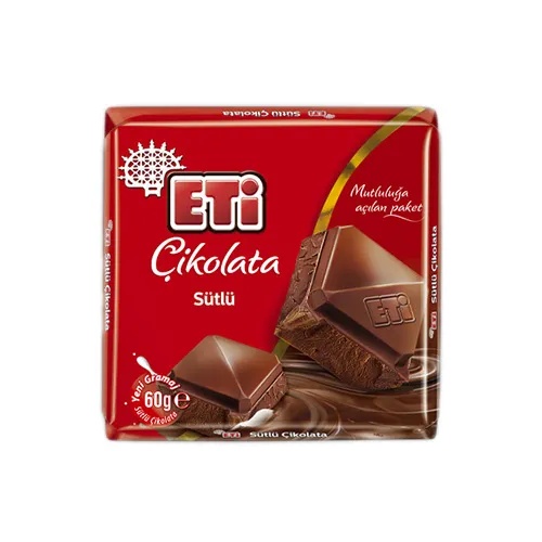 Eti Sütlü Çikolata 60 Gr