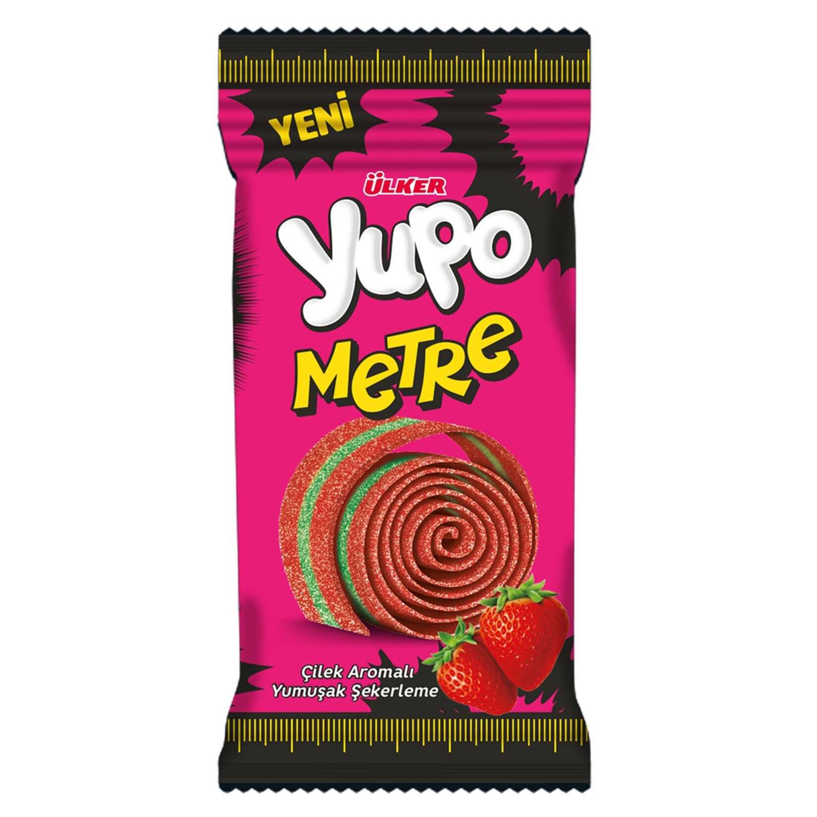 Ülker Yupo Yaban Mersini Aromalı Metre Yumuşak Şeker 50 Gr