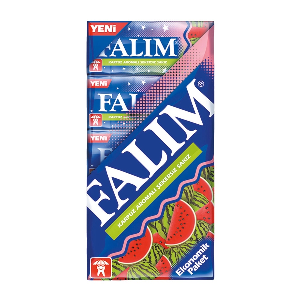 Falım Karpuzlu 5'li Şekersiz Sakız 35 Gr