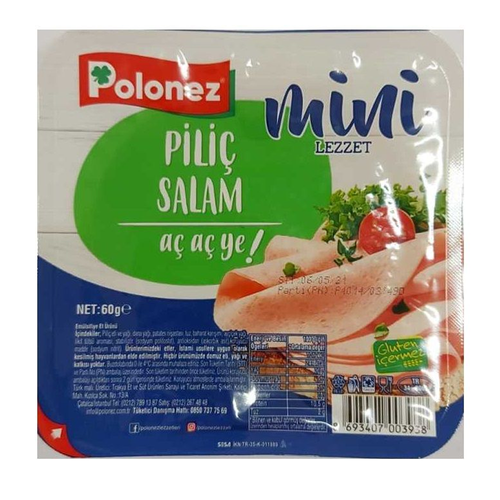 Polonez Piliç Füme Salam 60 Gr