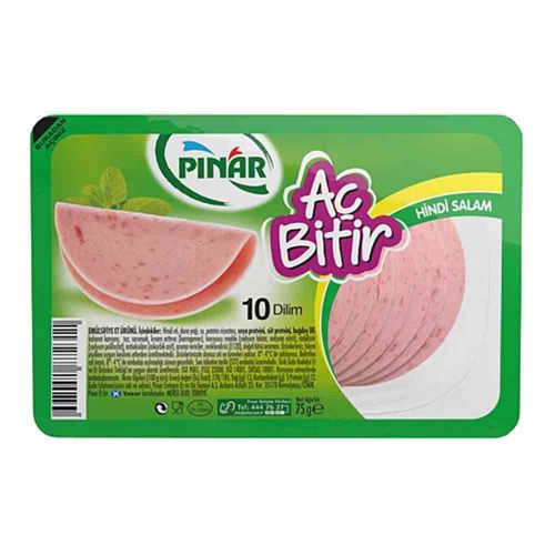 Pınar Aç Bitir Dilimli Hindi Salam 70 Gr