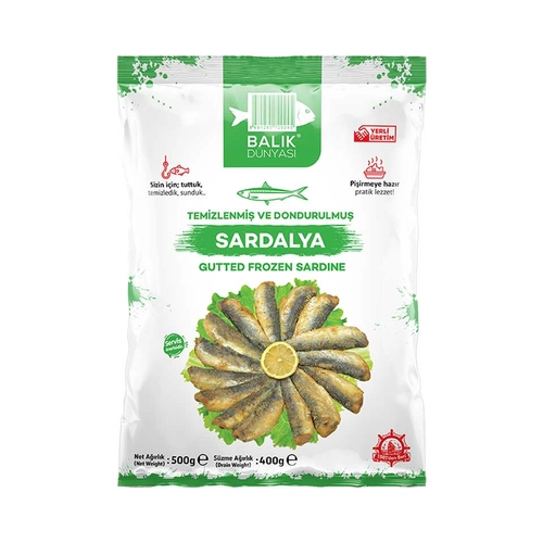 Balıkdünyası Dondurulmuş Sardalya 500 Gr