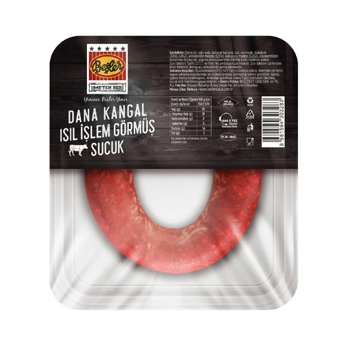 Beşler Isıl İşlem Dana Kangal Sucuk 450 Gr