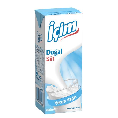 İçim Yarım Yağlı Süt 200 Ml