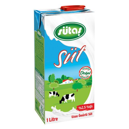 Sütaş %2.5 Yağlı Süt 1 Lt