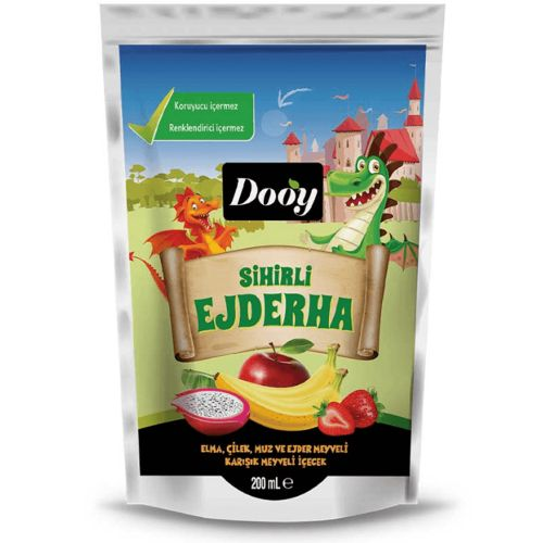 Dooy Sihirli Ejderha Meyveli İçecek 200 Ml