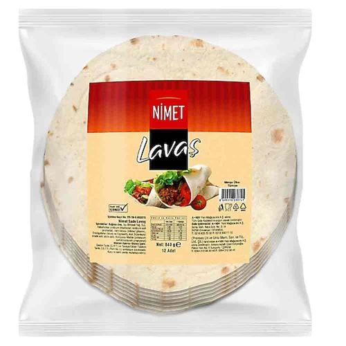 Nimet Lavaş 12'li 840 Gr