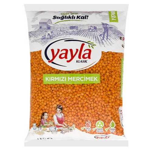 Yayla Kırmızı Yaprak Mercimek 1 Kg