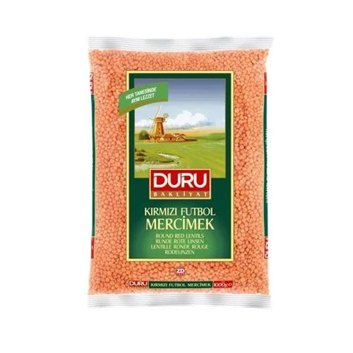 Duru Kırmızı Futbol Mercimek 1 Kg