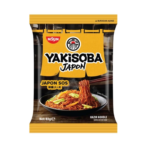 Nissin Yakisoba Japon Soslu Noodle 83 Gr