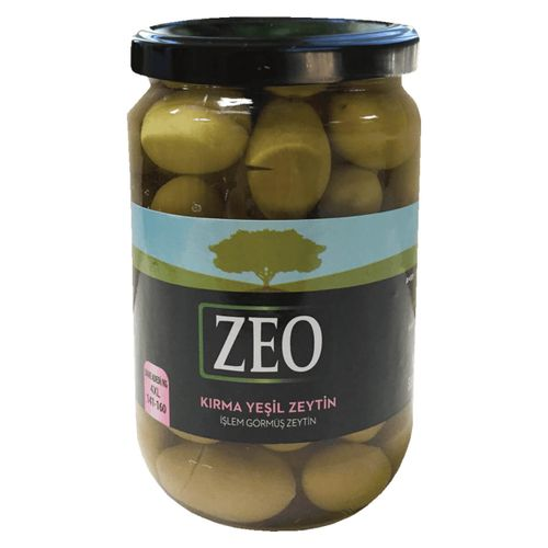 Zeo Kırma Yeşil Zeytin 4xl 400 Gr