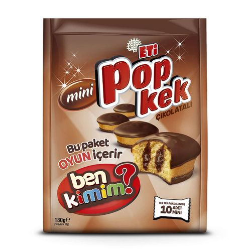 Eti Mini Popkek Çikolatalı 10'lu 180 Gr