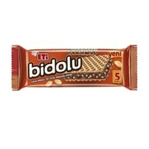 Eti Bidolu Yer Fıstıklı Fındık Kremalı Gofret 81 Gr